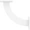 Ekena Millwork Bradford Steel Bracket, White Primer 2"W x 9"D x 9"H BKTM02X09X09BRPWH - alternate 10